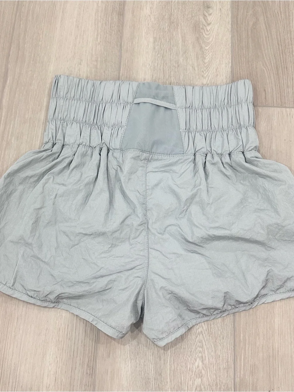 Free people movement the way home run high rise shorts small black and grey